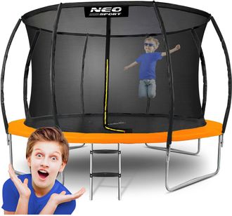 OEM Cama El&aacute;stica De Jard&iacute;n Perfilada De 374 Cm Con Red Interna Neo-sport