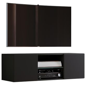 ebuy24 Wood Tv Wall Lowboard Fernseh Jusa 115 40x115x36 - Vcm