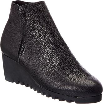 Arche Larkya Leather Wedge Bootie