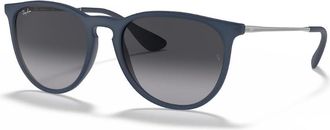 Ray-Ban Rayban Erika 4171 60028G Ø54 Frame plastic matte blue lenses gray gradient organ