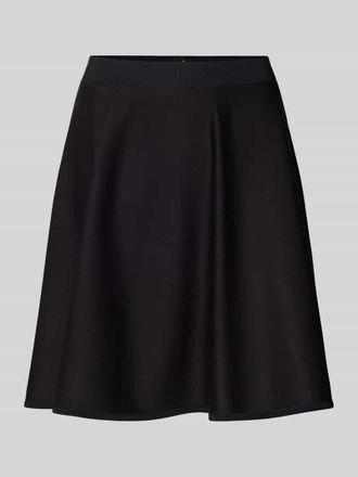 HUGO BOSS Ausgestellter Mini-Rock aus Viskose-Mix Modell VETIRA in Black, Gr&ouml;&szlig;e 32