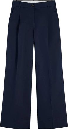 Tommy Hilfiger Wide Broeken - Dames - Wijde Broeken - Blauw - XS - Broeken