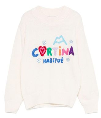 MC2 Saint Barth Classic-Fit White Sweatshirt with Playful Graphic