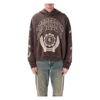 Represent Hoodies, male, Brown, Size: 2XL Legacy Crest Hoodie
