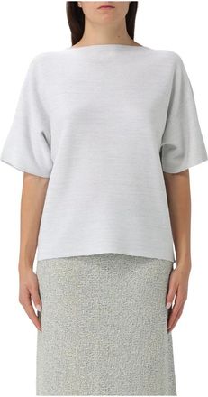 Fabiana Filippi Casual Katoenen T-Shirt voor Mannen - Dames - T-shirts - Wit - XS - Katoen - Tops