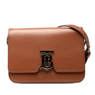 Burberry Pre-owned Burberry Small Smooth Calfskin TB Crossbody 9GP49AGNU2X6HSJZ
