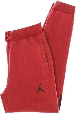 Nike Jordan Lichtgewicht trainingsbroek met manchetten - Heren - Trainingsbroeken - Rood - XL - Katoen - Fitness