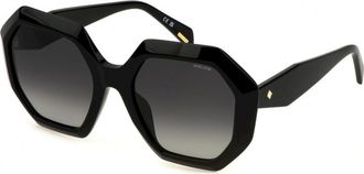 Police Womens SPLM10540700 SPLM1054 54 0700 Sunglasses - Black - One Size