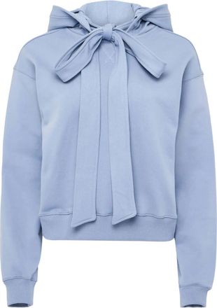 J.W.Anderson Felpa in cotone biologico con cappuccio - Blu