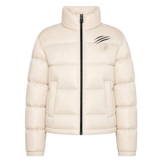 Plein Sport Helsinki Puffer Jacket - - Sport - Donna - Beige - S