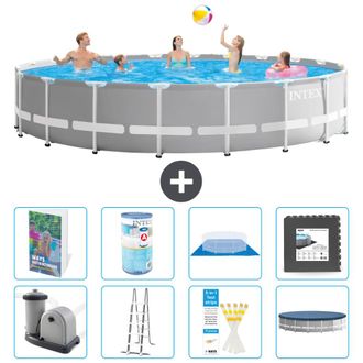 Intex Piscina Prism Frame Redonda - 610x132 Cm - 9-piezas S563