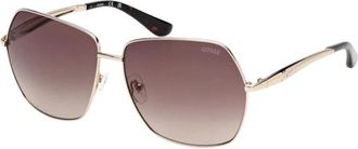 Guess Zonnebril - Dames - Zonnebrillen - Geel - 60 MM - Accessoires