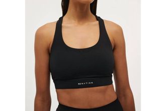 P.E Nation Frequency Sports Bra In Black