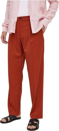 Benetton Pantalones Rectos - Trousers - Hombre - Marr&oacute;n - S