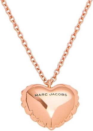 Marc Jacobs Antique Rose Gold Balloon Heart Necklace