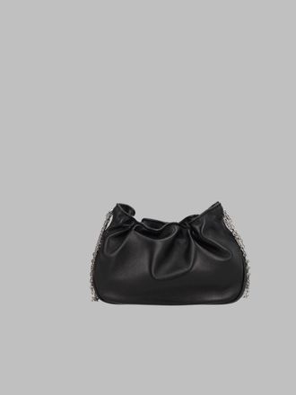 Roger Vivier Womens Shoulder Bag Micro Pilgrim Black Leather Lambskin