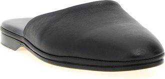 Brioni Womens Black Calfskin Mules
