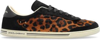 Dolce & Gabbana Saint Tropez Sneakers - Heren - Sneakers - Zwart - 40 EU - Leer - Schoenen