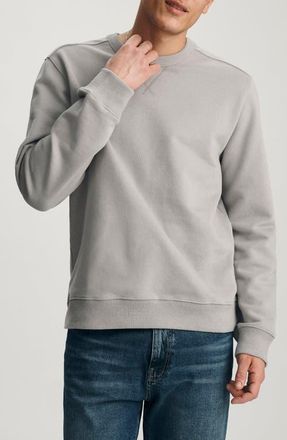 Mavi Crewneck Cotton Sweatshirt in Alloy at Nordstrom, Size Xx-Large