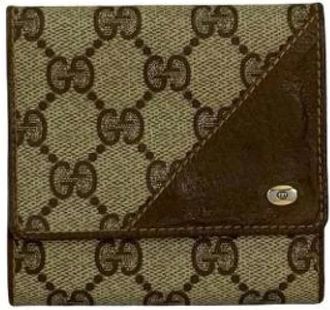 Gucci Pre-owned Wallets, female, Brown, Size: ONE SIZE Pre-owned Plastic Wallet