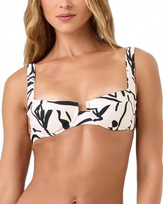 L*Space Mako Bikini Top In Heavy Petal