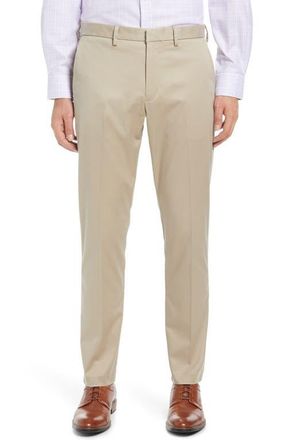 Nordstrom Mens Athletic Fit Leg Non-Iron Chinos in Tan Burrow at Nordstrom, Size 32 X 30