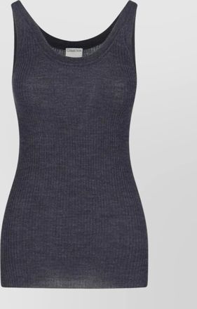 Calvin Klein ribbed scoop neck sleeveless top