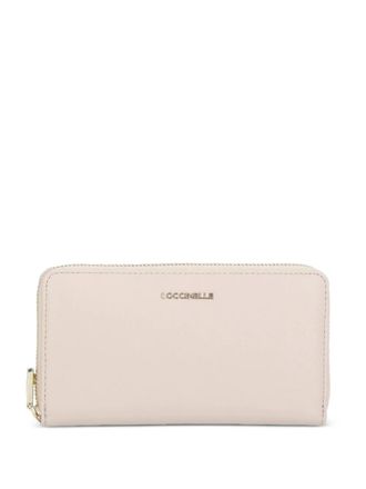 Coccinelle logo-plaque wallet - Pink