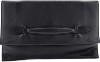 Herm&egrave;s Clutch Pliplat Swift - Nero