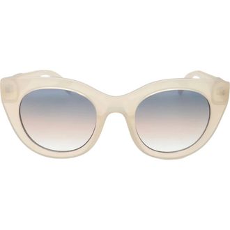 Komono Louise Zonnebril - Dames - Accessoires - Beige - Maat: ONE Size