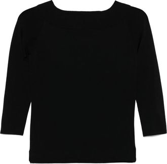 Roberto Collina fine-knit top - Black
