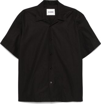 Jil Sander Camicia in cotone biologico - Nero