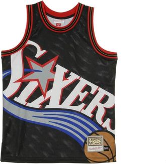 Mitchell & Ness NBA Big Face Basketball Tank Top - Heren - Fitness - Veelkleurig - L - Fitness