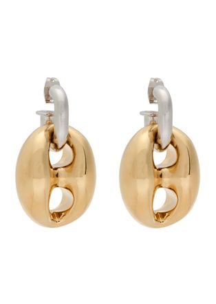 Paco Rabanne Two-tone Drop Earrings - Gold - One Size