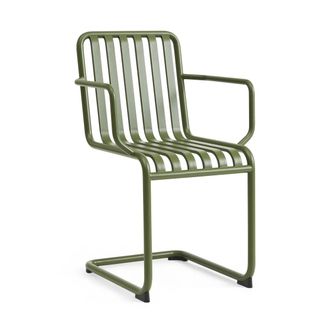 HAY Palissade Cantilever Armlehnenstuhl, olive