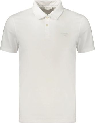 Guess Tops, Heren, Wit, XL, Katoen, Poloshirt met korte mouwen