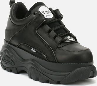 Buffalo Womens Buffalo London 1339-14 Womens Black Trainers - Size: UK 6.5 / eu 40 / us 7.5