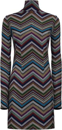 Missoni Abito con motivo chevron - Nero
