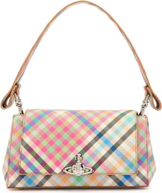 Vivienne Westwood Hazel Medium Checked Leather Shoulder bag - Multicoloured - One Size