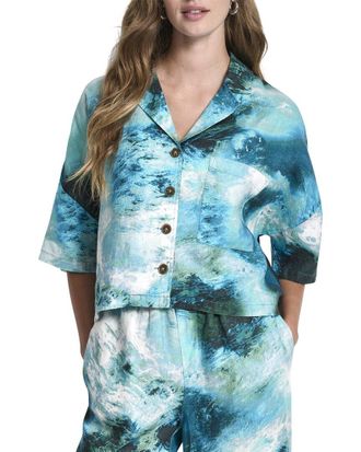 DKNY Dkny Buttoned Linen Shirt