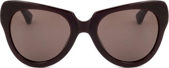 Linda Farrow DRIES VAN NOTEN DVN67 C2 Womens Sunglasses Red Size 53