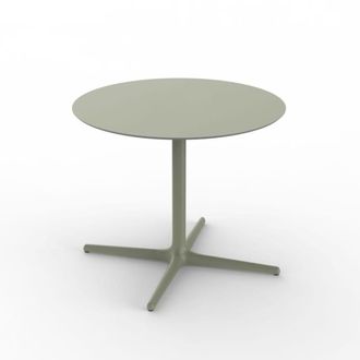 Resol Mesa redonda &oslash;90 toledo madera metal verde