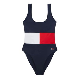 Tommy Hilfiger One-piece, female, Multicolor, Size: XS Scoop (Ext Sizes) One-piece Swimsuit