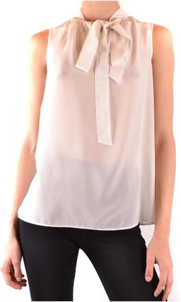 Moschino Mouwloze Top - Dames - Tops zonder mouwen - Wit - M - Tops