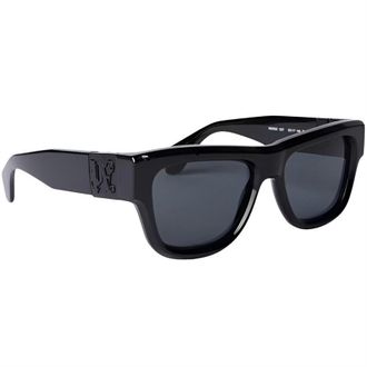 Palm Angels Mens Accessories Merrill Rectangle Sunglasses in Black Mtt DGrey - One Size