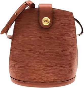 Louis Vuitton Pre-owned Bucket Bags, female, Brown, Size: ONE SIZE Pre-owned Epi Cluny Shoulder Bag