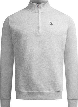 U.S.Polo Association USJaaspa heren half-zip trui van katoen-viscose mix