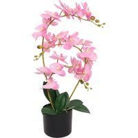 OEM Orqu&iacute;dea Artificial En Maceta, 65 Cm, Rosa-crezuo