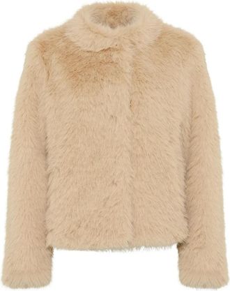 Fuchs Schmitt Webpelzjacke - Dames - Jassen - Beige - L - Jassen