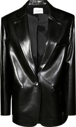 Andamane Tailored Black Blazer with Classic Lapel and Structured Fit